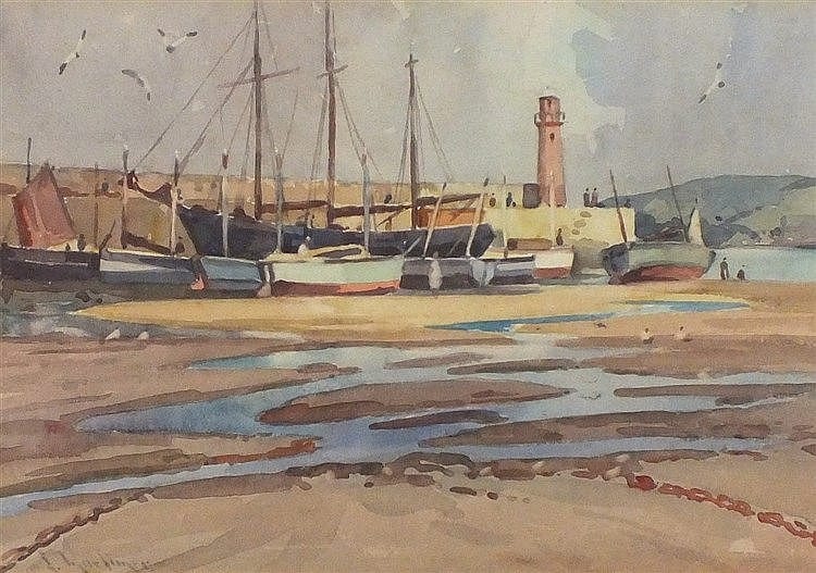 Louis Mortimer comparable auction result: lewis mortimer flourished 1900 1920 watercolour