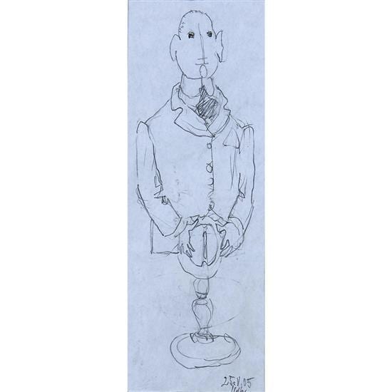 Chasse-Pot comparable auction result: jean jules chassepot 1933 2010 l homme au chapeau 2005