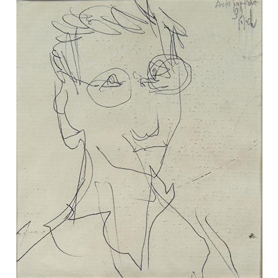 Chasse-Pot comparable auction result: jean jules chassepot 1933 2010 autoportrait 1992