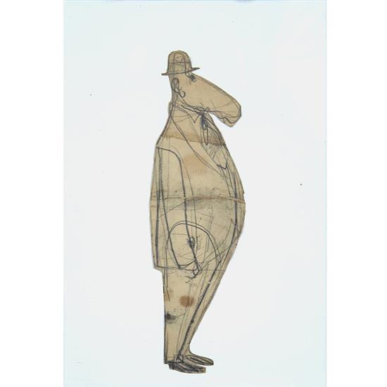 Chasse-Pot comparable auction result: jean jules chassepot 1933 2010 homme de profil au chapeau 1976