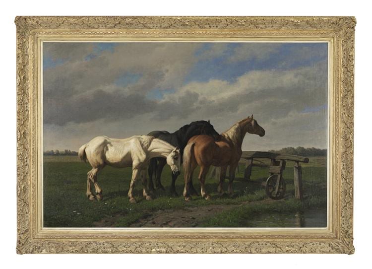 Paul Vander Vin comparable auction result: paul van der vin belgian 1823 1887
