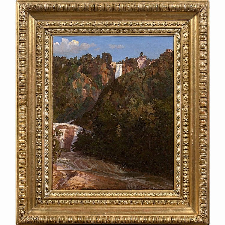 Félix Hippolyte Lanoue comparable auction result: f lix hippolyte lanoue versailles 1812 1872 cascades de terni