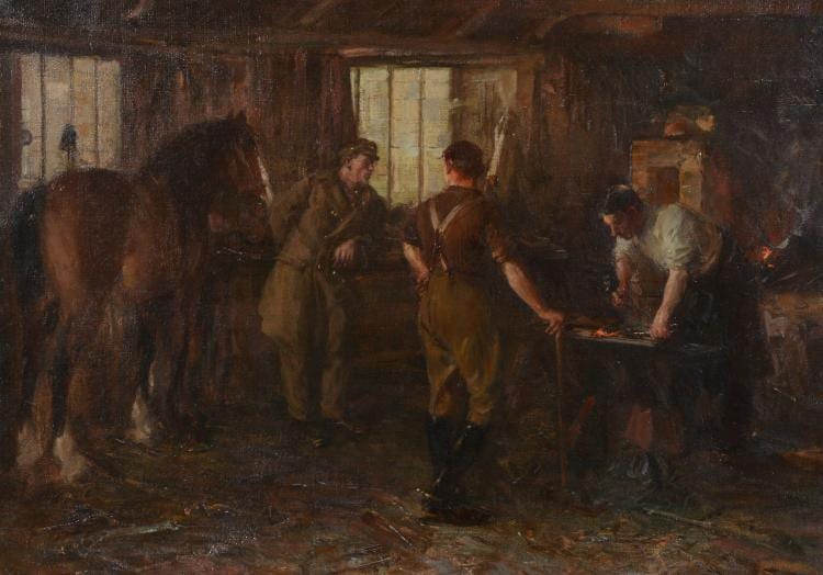 George Ogilvy Reid comparable auction result: george ogilvy reid 1851 1928 the news of the morning