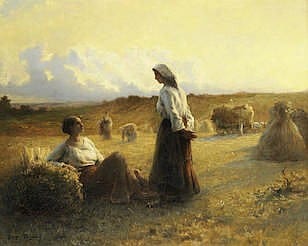 Georges François Paul Laugée comparable auction result: georges laug e french 1853 1937 the gleaners
