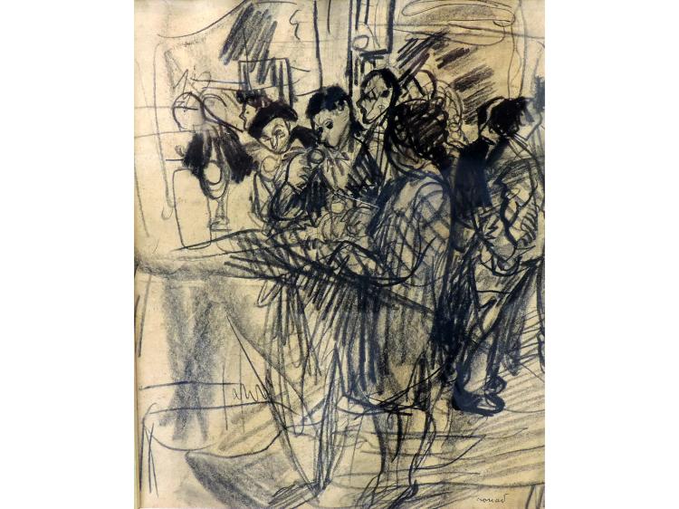 Farid Aouad comparable auction result: farid aouad untitled