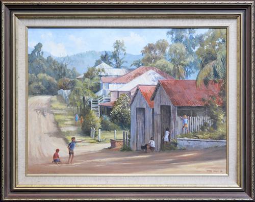 kerry nobbs 1952 children playing mudgeeraba 56 x 76 5cm · Lawsons · 2016-10-13 Kerry Nobbs comparable auction result: kerry nobbs 1952 children playing mudgeeraba 56 x 76 5cm