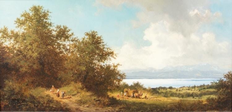 Andreas  Mitterfellner comparable auction result: ernte am voralpensee