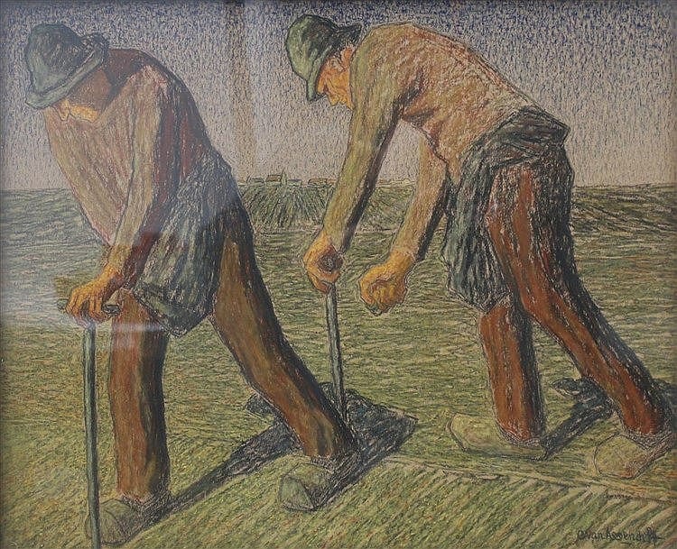 Cornelis Albert van Assendelft comparable auction result: cornelis albert van assendelft 1870 1945 peat cutters signed l