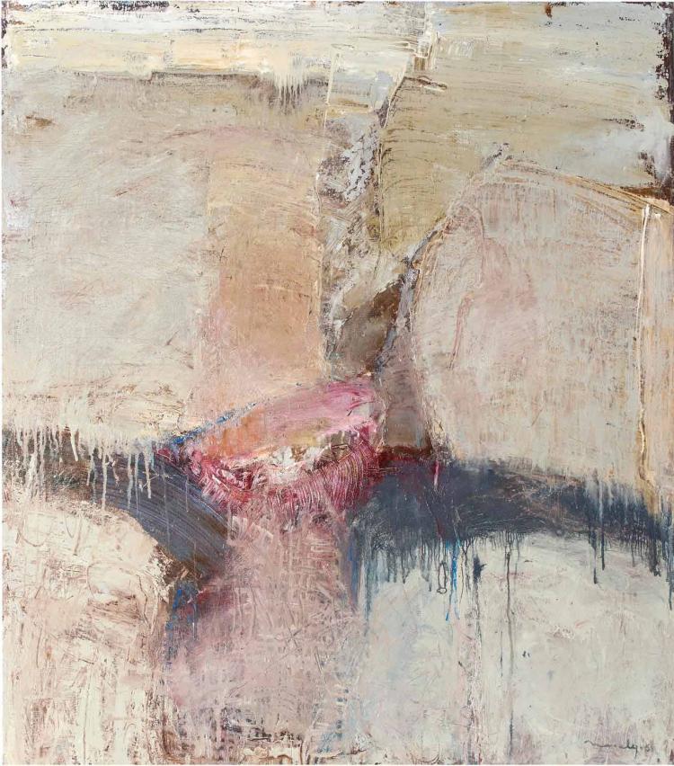 David Naseby comparable auction result: david naseby born 1937 confluence dreaming heart 2005signed and dated lower right naseby 05bears title verso122 x 116 5 cmprovenance maree mizon gallery sydney