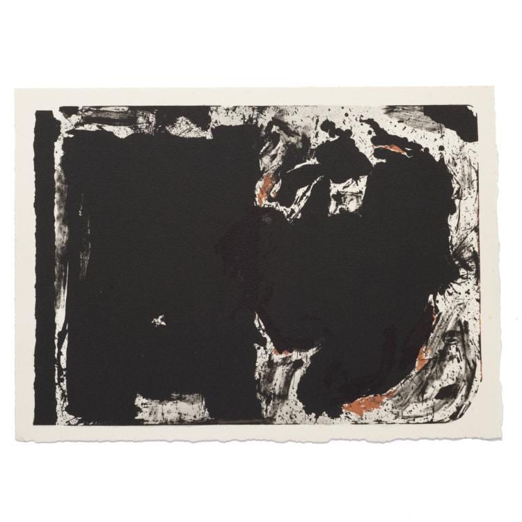 After Robert Motherwell, lithograph sold by Millea Bros Ltd, lot 2071 — auction record photograph