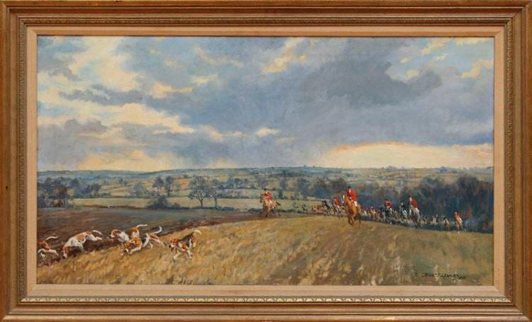 John Theodore Eardley Kenney comparable auction result: john theodore eardley kenney 1911 1972 cottesmore hunt