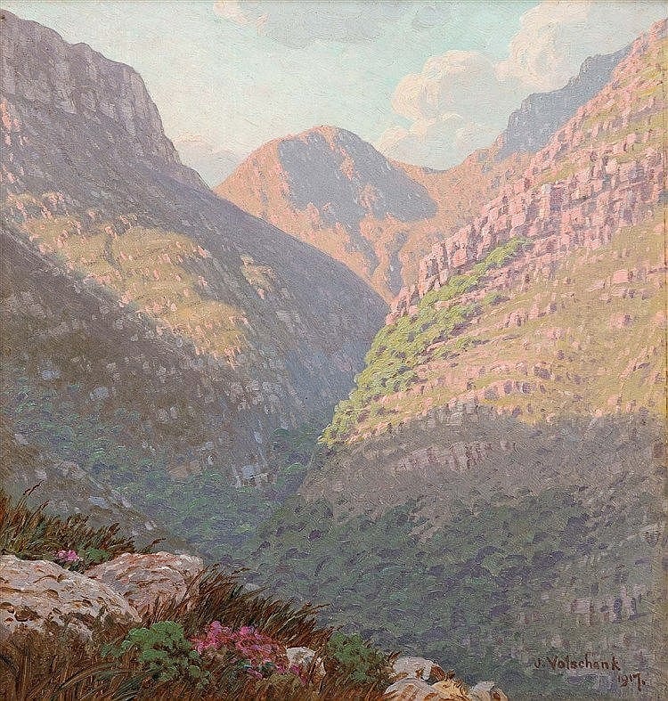 Jan Ernst Abraham Volschenk comparable auction result: jan ernst abraham volschenk a mountain kloof south africa