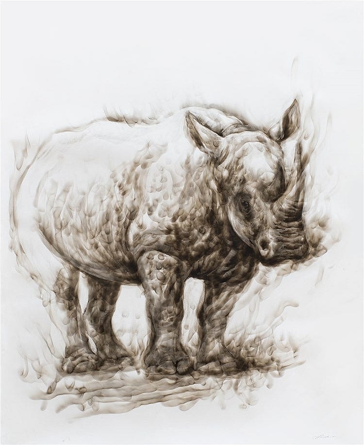 Diane  Victor comparable auction result: diane veronique victor rhino