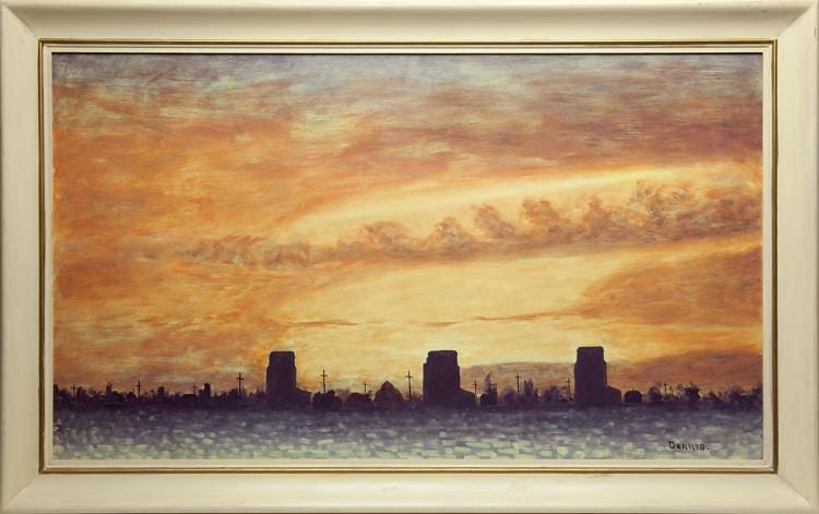 Wesley Dennis comparable auction result: wesley dennis sunset silhouette