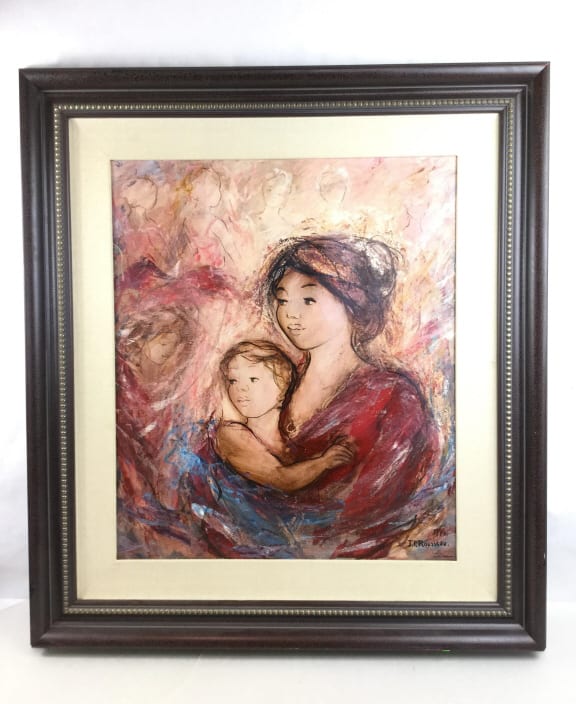 Jean Pierre Rousseau comparable auction result: jean pierre rousseau oil on canvas painting