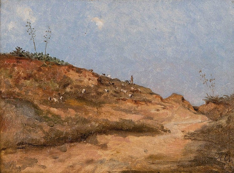Marc Alfred Chataud comparable auction result: alfred chataud 1833 1908 paysage rocheux