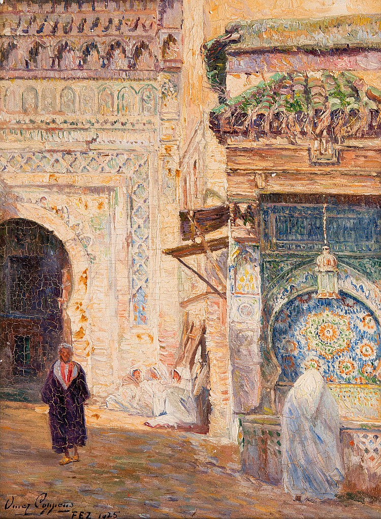 omer coppens 1864 1926 la fontaine nedjarine · Leclere - Maison de ventes · 2016-11-10 Omer Coppens comparable auction result: omer coppens 1864 1926 la fontaine nedjarine