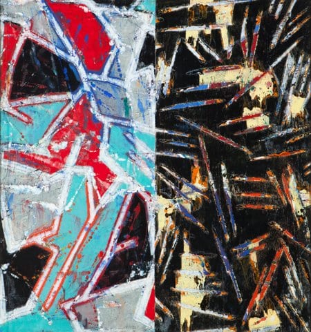 Charles Arthur Arnoldi comparable auction result: charles arthur arnoldi b 1946 untitled 1989 mixed m