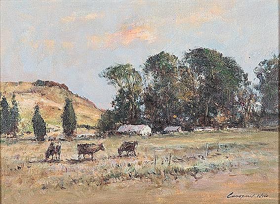 Christiaan St Patrick Nice comparable auction result: christiaan st patrick nice south african 1939 cows in a field signed oil on canvas laid down on board 22 by 29 5cm