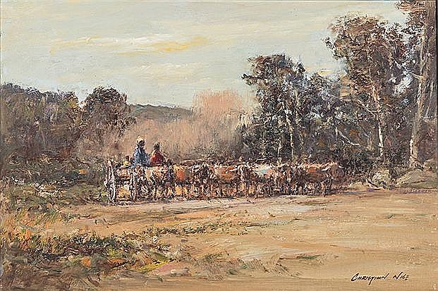 Christiaan St Patrick Nice comparable auction result: christiaan st patrick nice south african 1939 cart and cattle signed oil on canvas board 30 5 by 45cm