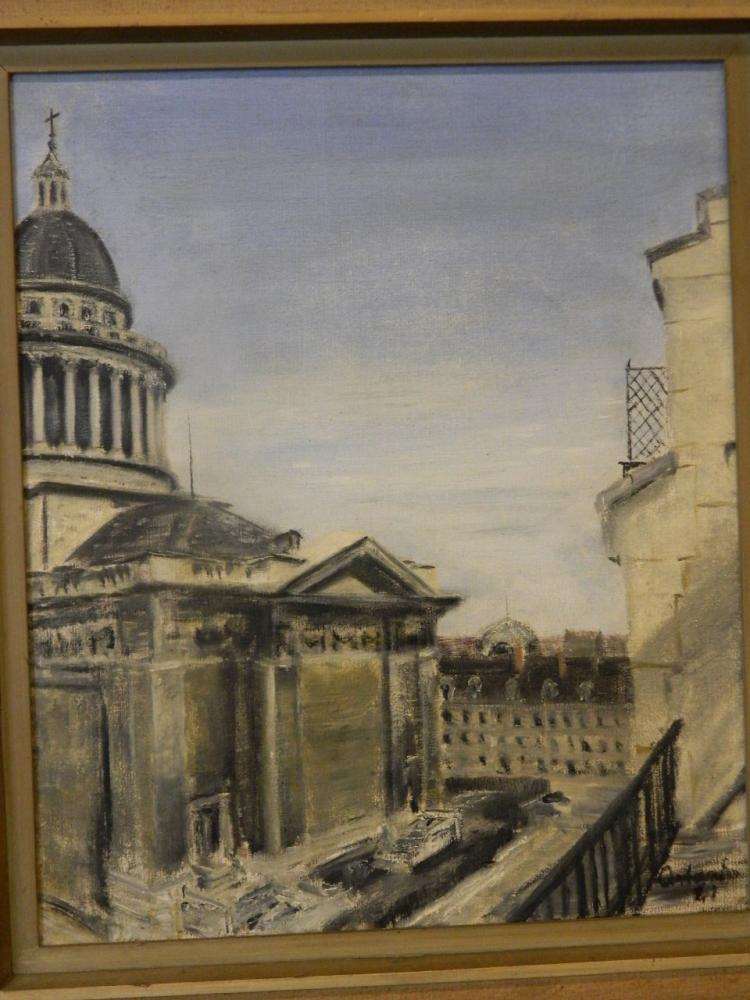 Orlando Greenwood comparable auction result: orlando greenwood oil on canvas view of st pauls signed orlando 20 x 24