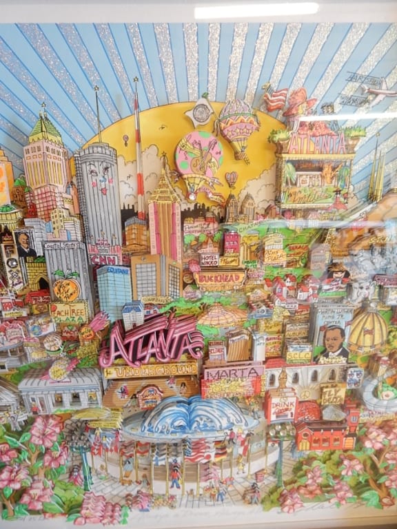 Charles Fazzino 3 D Pop Art Sculpture, Atlanta sold by Four Seasons Auction Gallery, lot 46 — auction record photograph