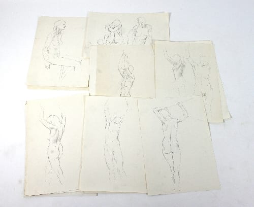 Barbara Dorf comparable auction result: barbara dorf 1933 2016 a quantity of life drawings pencil various sizes approximately fifteen