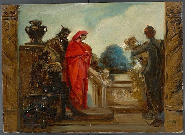Friedrich Ernst Wolfrom comparable auction result: friedrich ernst wolfrom historische szene