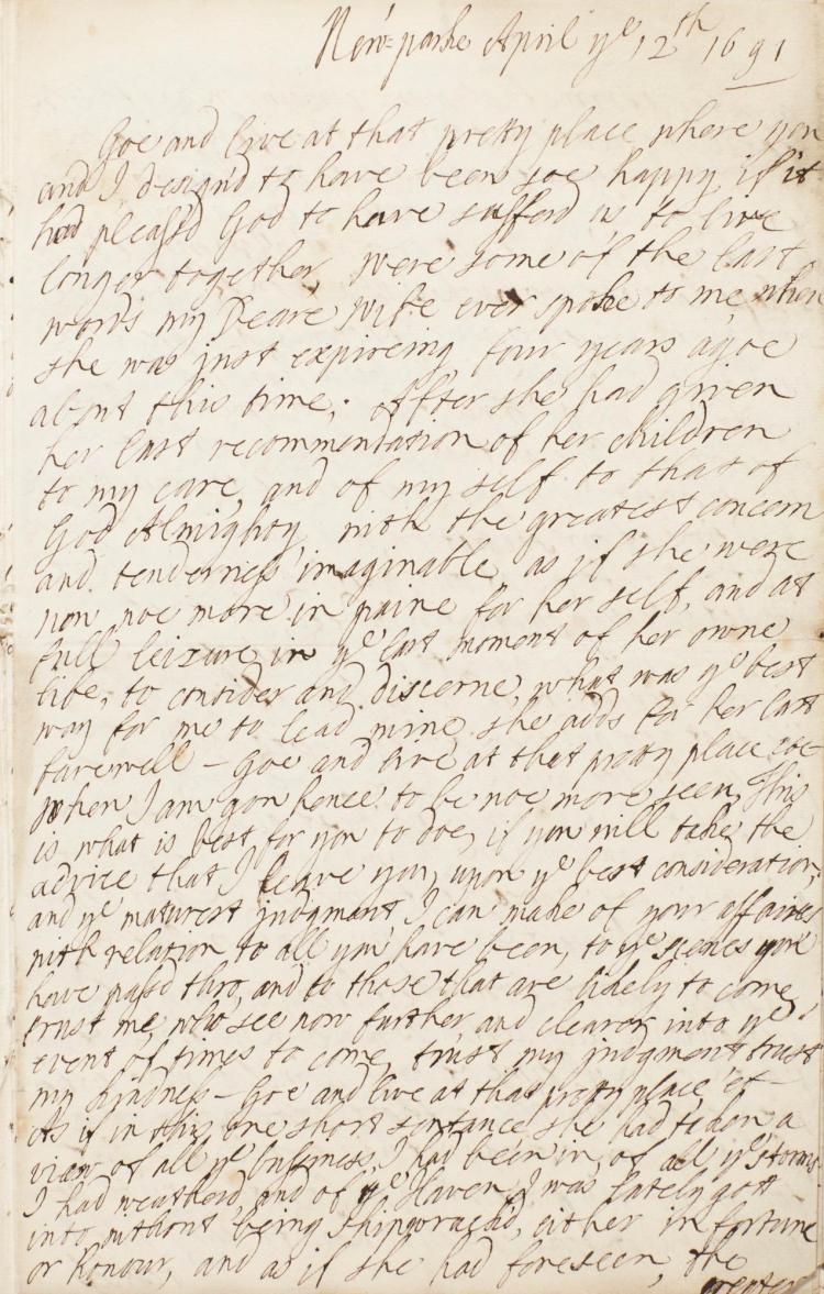 Laurence (1958) comparable auction result: laurence first earl of rochester two autograph manuscript meditations 1686 91