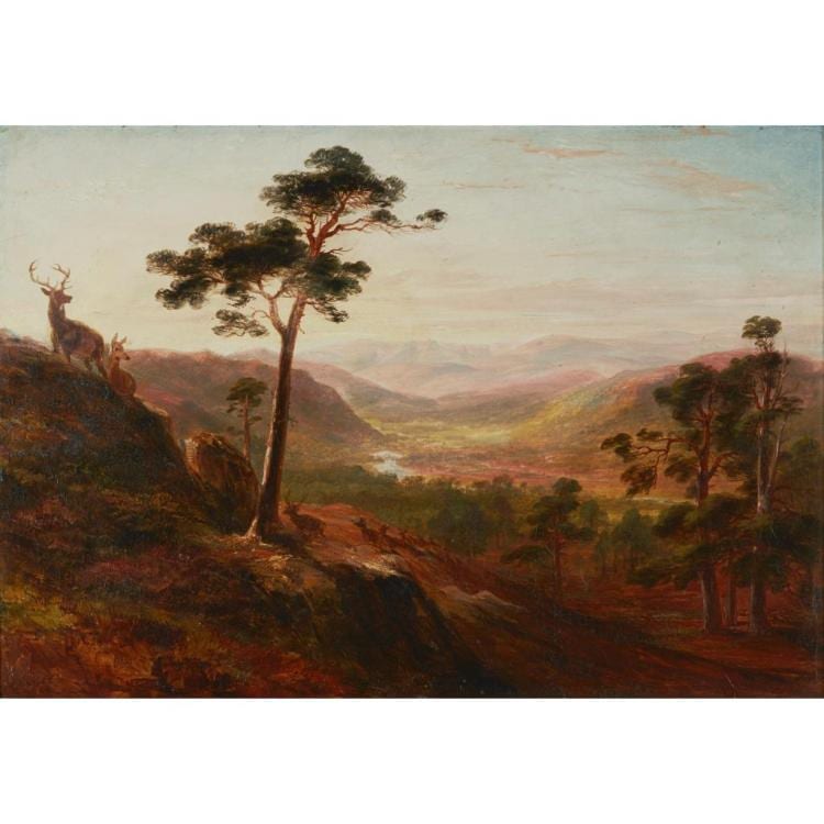 James William Giles comparable auction result: james william giles scottish 1801 1870 glen farquhar 35cm x 50cm 13 75in x 19 75in
