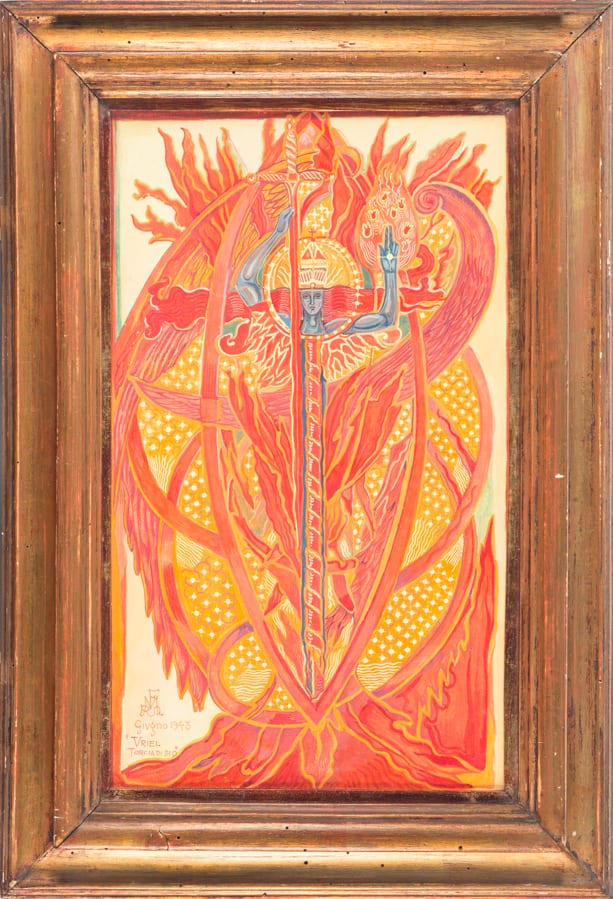 Raoul DalMolin Ferenzona comparable auction result: uriel torcia di dio
