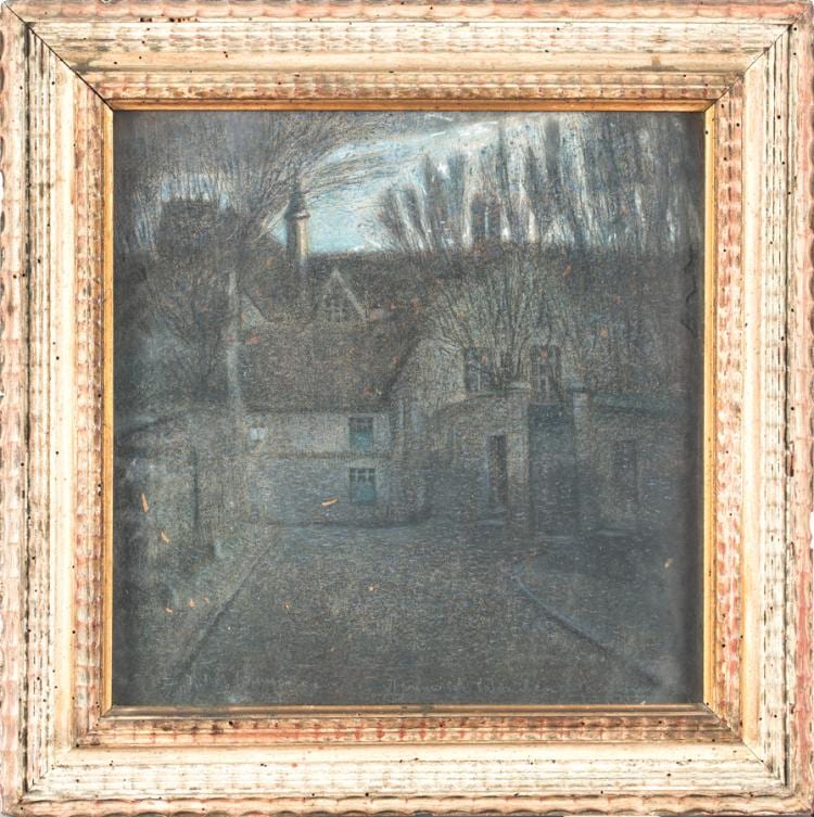 Raoul DalMolin Ferenzona comparable auction result: il primo sole bacia il convento addormentato