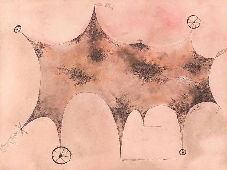 Angel Acosta Leon comparable auction result: angel acosta leon watercolor ink art