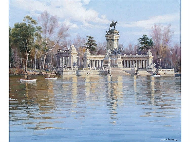 Juan Lluna comparable auction result: juan lluna lerma 1933 el retiro