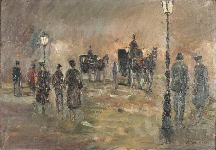 Adolfo Carducci comparable auction result: adolfo carducci 1901 1984 personnages la nuit