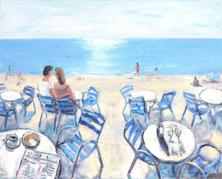 Josep Moscardo comparable auction result: josep moscardo spanish b 1953 sol i sal salou