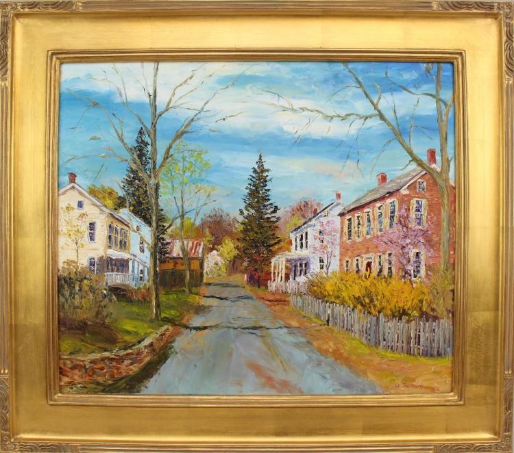 William Jachwak comparable auction result: william jachwak b 1954 pennsylvania spring in erwina bucks co
