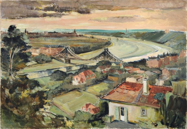 georg nerlich dresden loschwitzer elbbogen 1951 · Schmidt Kunstauktionen Dresden OHG · 2016-12-10 Georg Nerlich comparable auction result: georg nerlich dresden loschwitzer elbbogen 1951