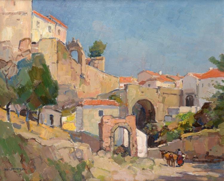 Hendrik de (1600) Meijer comparable auction result: hendrik henk van leeuwen van oudewater 1890 1972 ronda spanje gesi