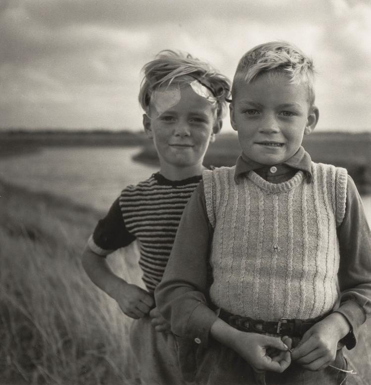Emmy Andriesse comparable auction result: endearing portrait of two boys by emmy andriesse