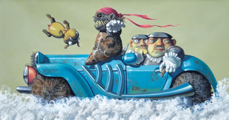 Chen Liu | Blue Car comparable sale