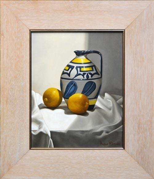 angus mcdonald 1961 still life with lemons 37 x 29cm · Lawsons · 2016-12-08 Angus McDonald comparable auction result: angus mcdonald 1961 still life with lemons 37 x 29cm