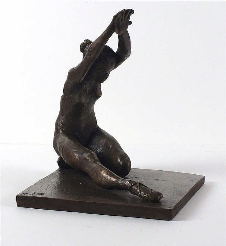 Roger DEAN (b.1937), Bronze Sculpture, Ballet Dancer, Signed RD, dated 1996 sold by W.H. Lane & Son, lot 471 — auction record photograph