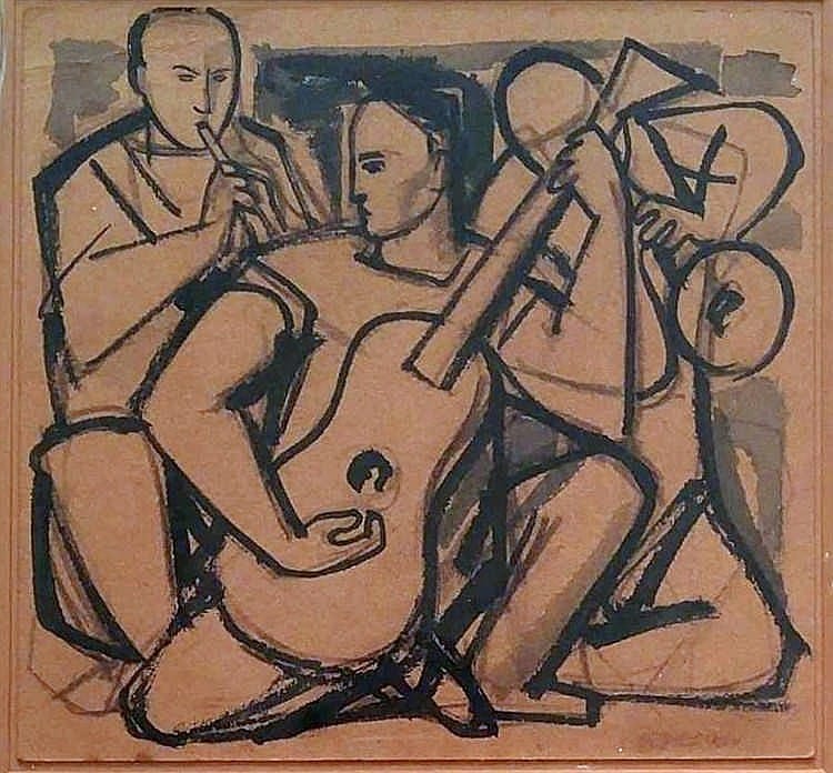 Avigdor Luisada comparable auction result: avigdor luisada israeli italian 1905 1987