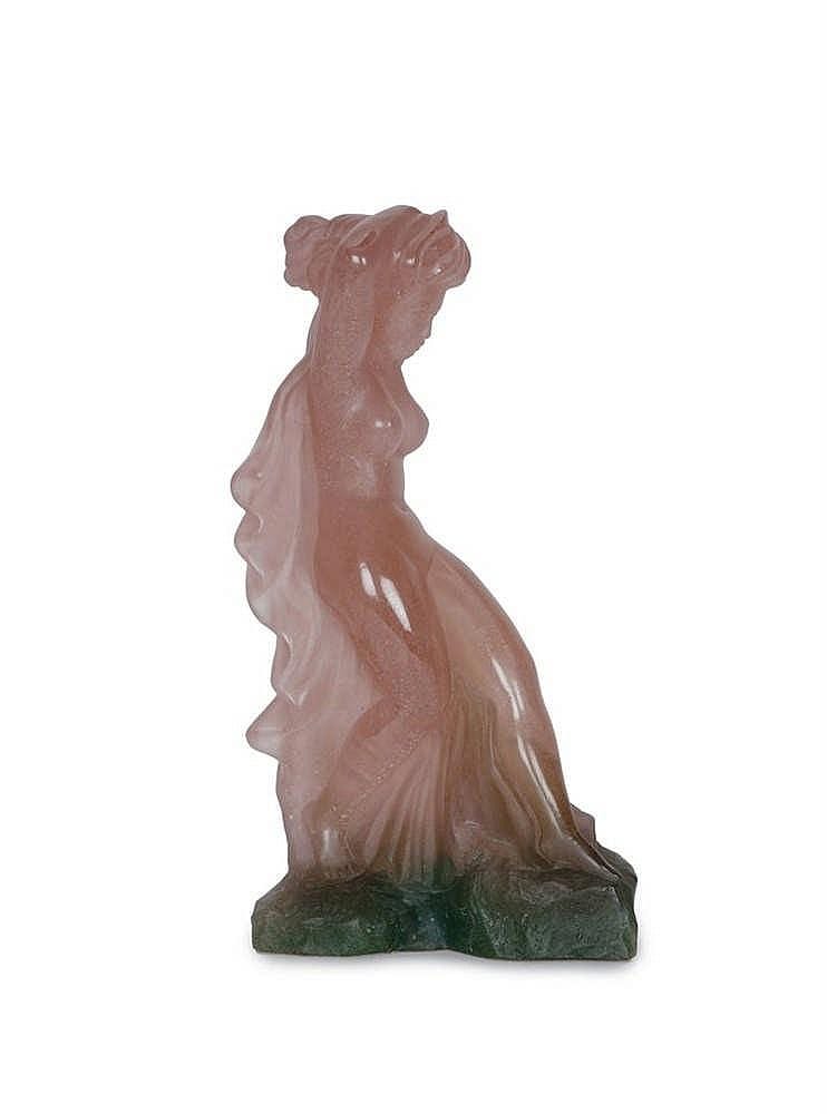 andr deluol 1909 2003 et daum f minit sculpture en p te de verre teint rose p le et vert sign e et num rot e h 41 cm · Piguet Hôtel des Ventes | Genève · 2016-12-13 André Deluol comparable auction result: andr deluol 1909 2003 et daum f minit sculpture en p te de verre teint rose p le et vert sign e et num rot e h 41 cm