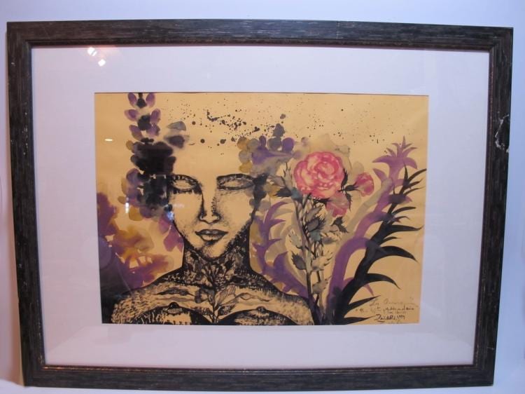 Zaida Del Rio comparable auction result: zaida del rio 1954 cuban artist painting