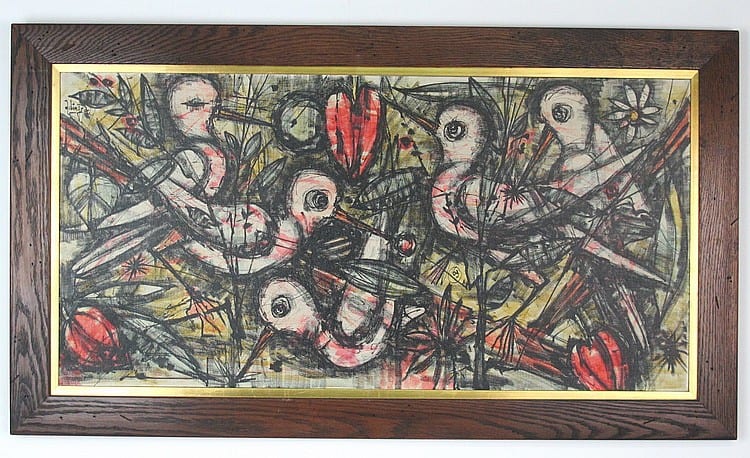 Georges-Ebrin Adingra comparable auction result: georges ebrin adingra 1933 2005 giclee