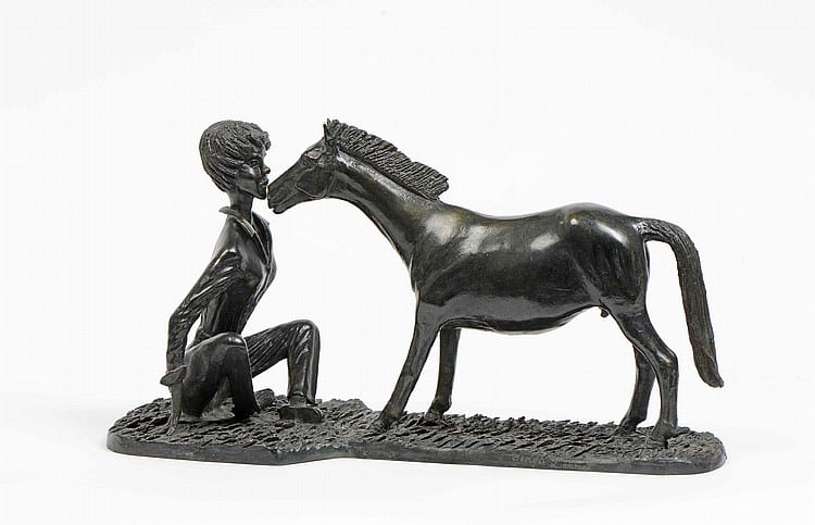 Georges Laurent comparable auction result: georges laurent n en 1940 mieux les conna tre pour mieux les aimer 1995 epreuve en bronze sign e et num rot e 1 8 fonte fusion charbonni res les vieilles hauteur 23 cm