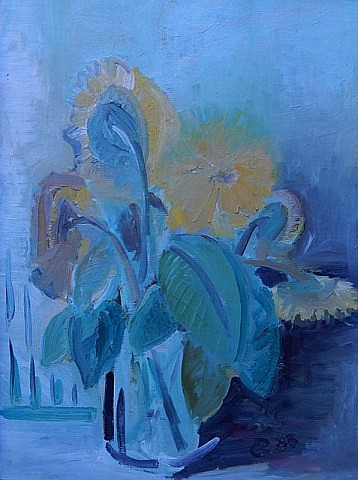C. Rubbert comparable auction result: c rubbert 2015 stilleben mit sonnenblumen l auf leinwand auf hartfas
