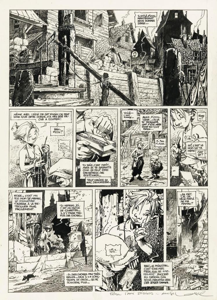 regis loisel n en 1951 peter pan tome 6 destins planche 36 peter pan tome 6 destins planche 36 · Sotheby's · 2017-01-21 Regis Loisel comparable auction result: regis loisel n en 1951 peter pan tome 6 destins planche 36 peter pan tome 6 destins planche 36